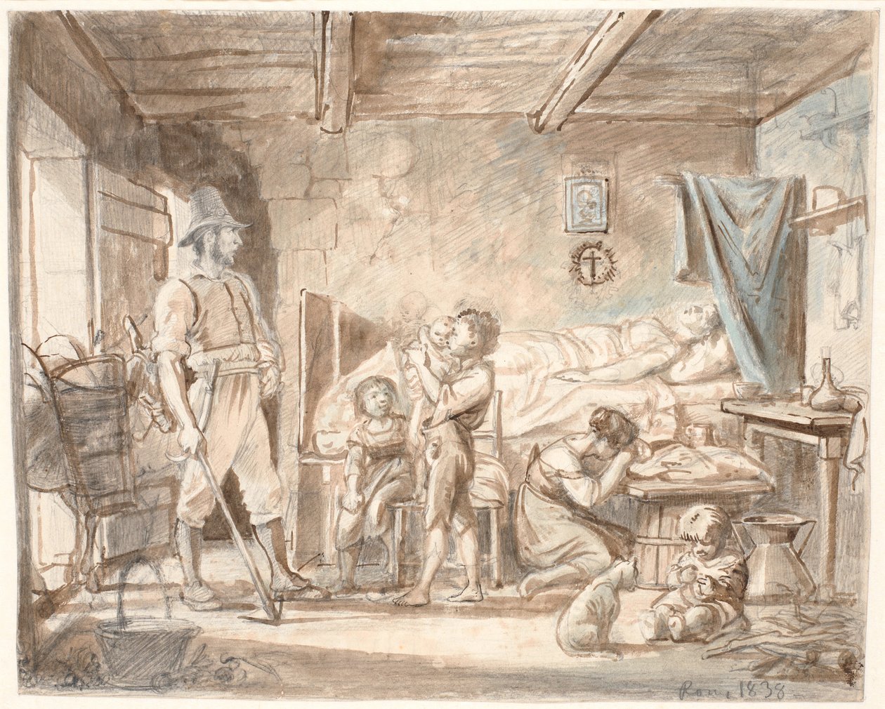 De moderlösas hemkomst av Wilhelm Marstrand