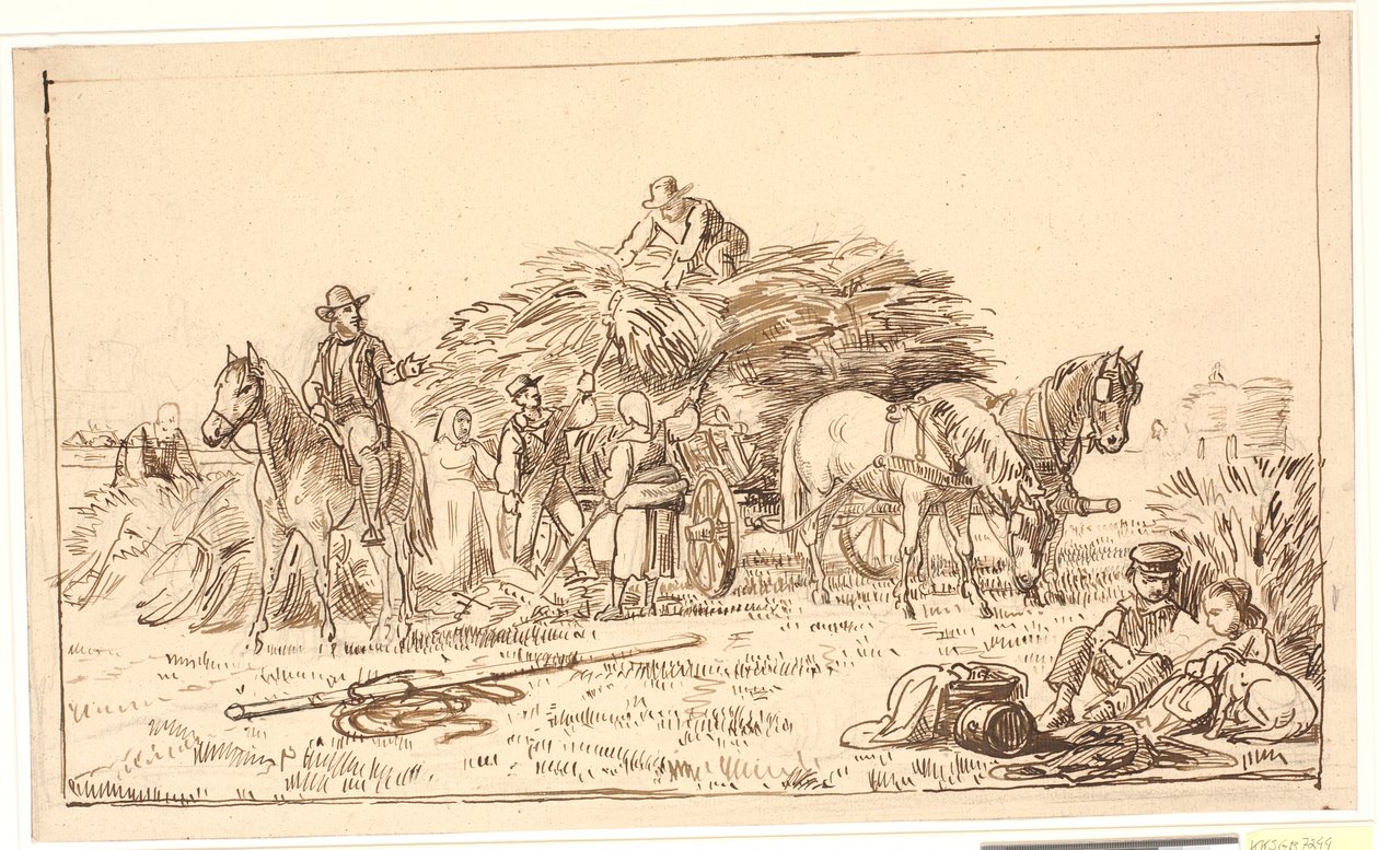 Höstscen av Wilhelm Marstrand