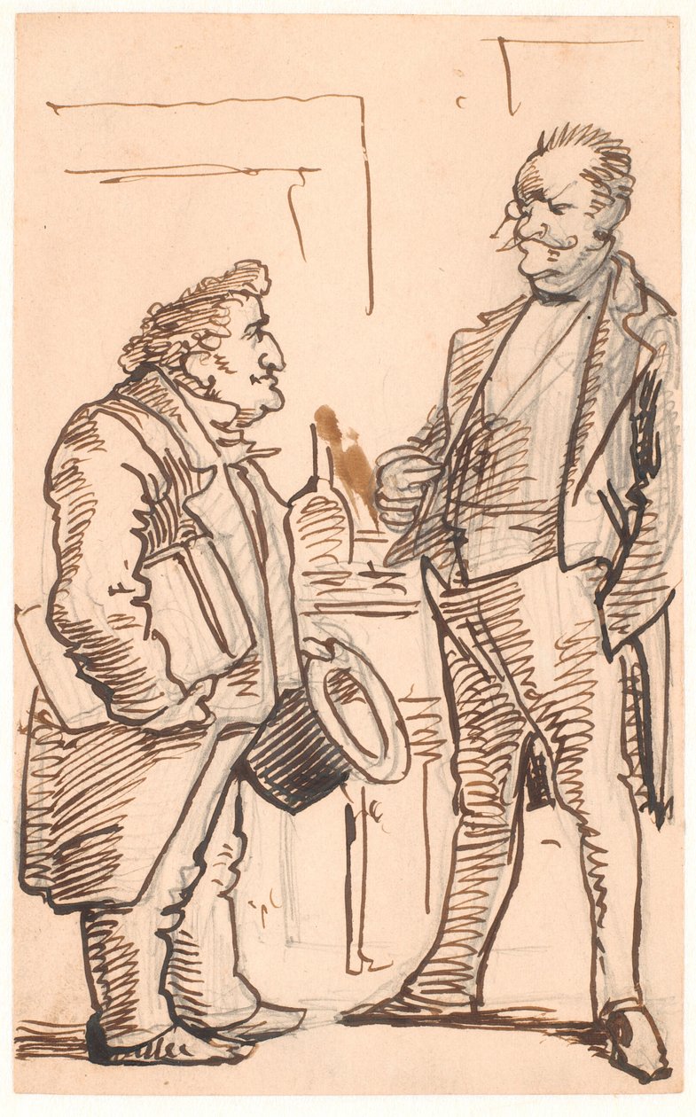 Krog och Simon Levi av Wilhelm Marstrand