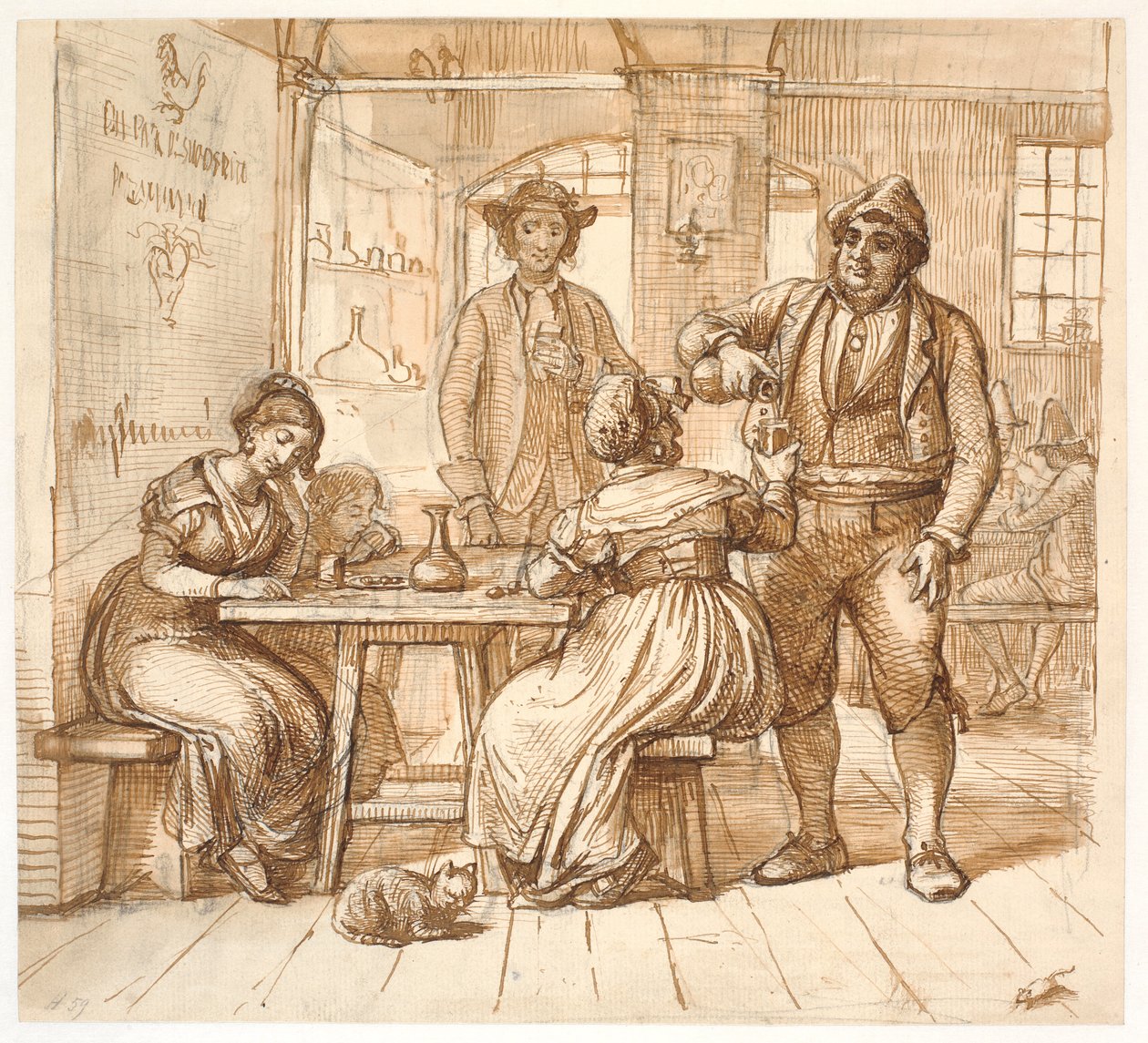 Osteriscenen av Wilhelm Marstrand