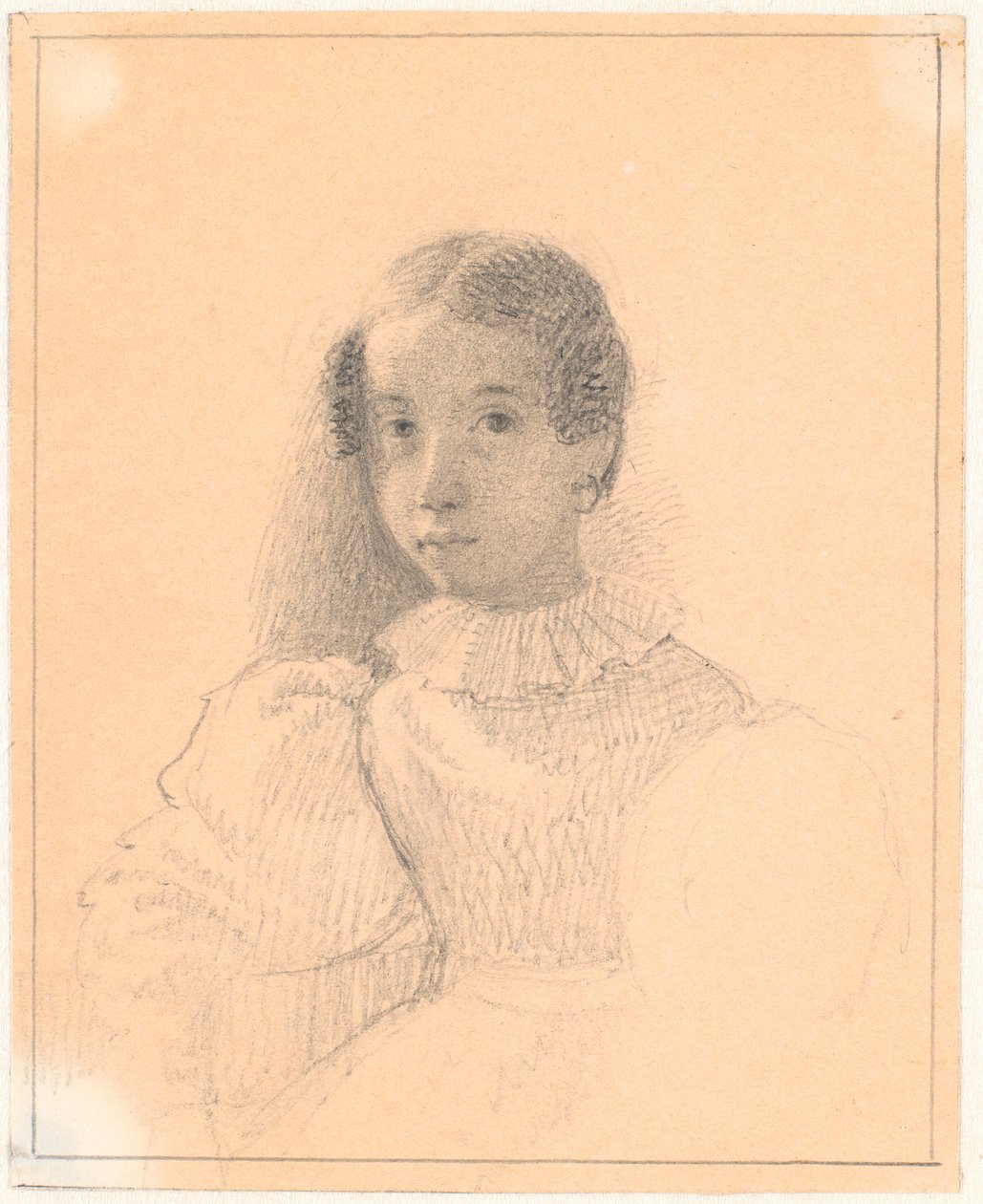Porträtt av Adelaide Emilie Waagepetersen av Wilhelm Marstrand