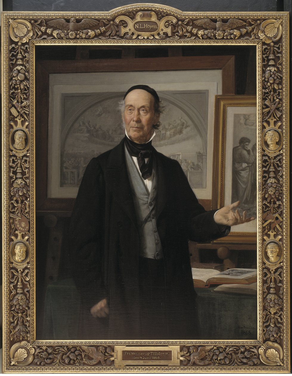 Konsthistorikern N.L. Kullen av Wilhelm Marstrand