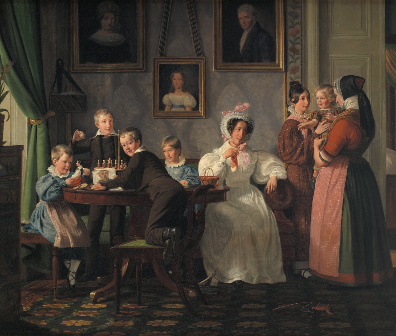 Familjen Waagepetersen av Wilhelm Marstrand