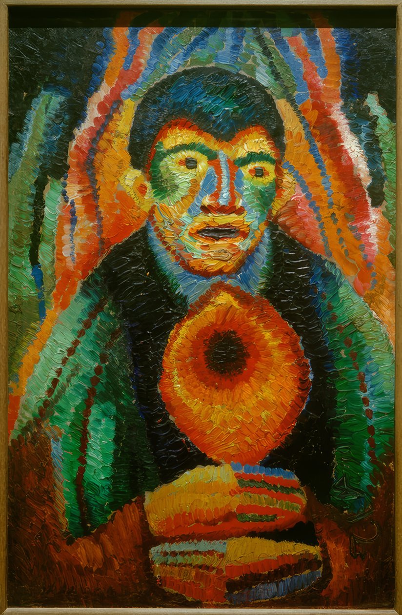 Självutbildning VIII av Wilhelm Morgner
