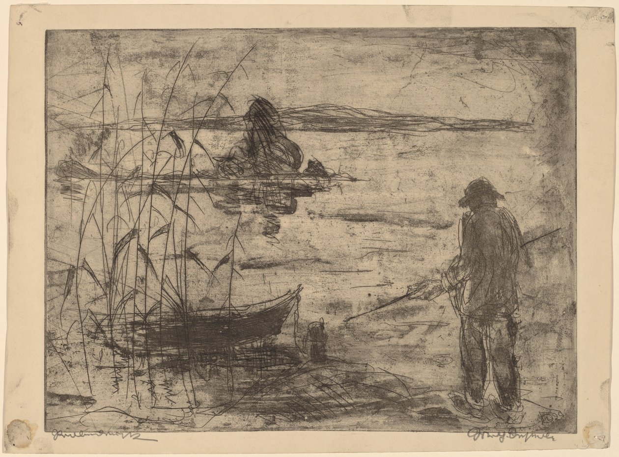 Fiske på Havelälven av Wilhelm Oesterle