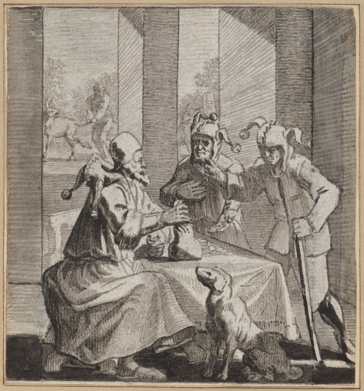 Den Borg-mottagande dåren av Wilhelm Stettler