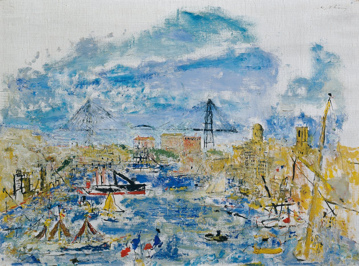 Marseilles hamn av Wilhelm Thöny