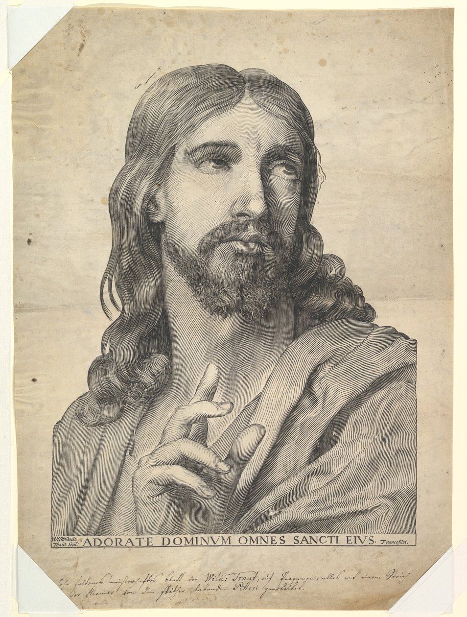 Byst av Kristi välsignelse, 1600-talet. av Wilhelm Traut