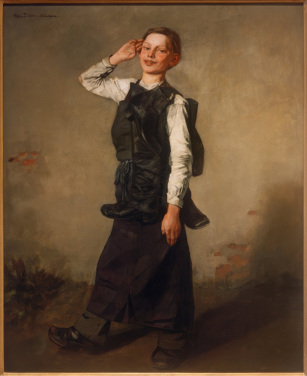Skomakarpojke av Wilhelm Trübner