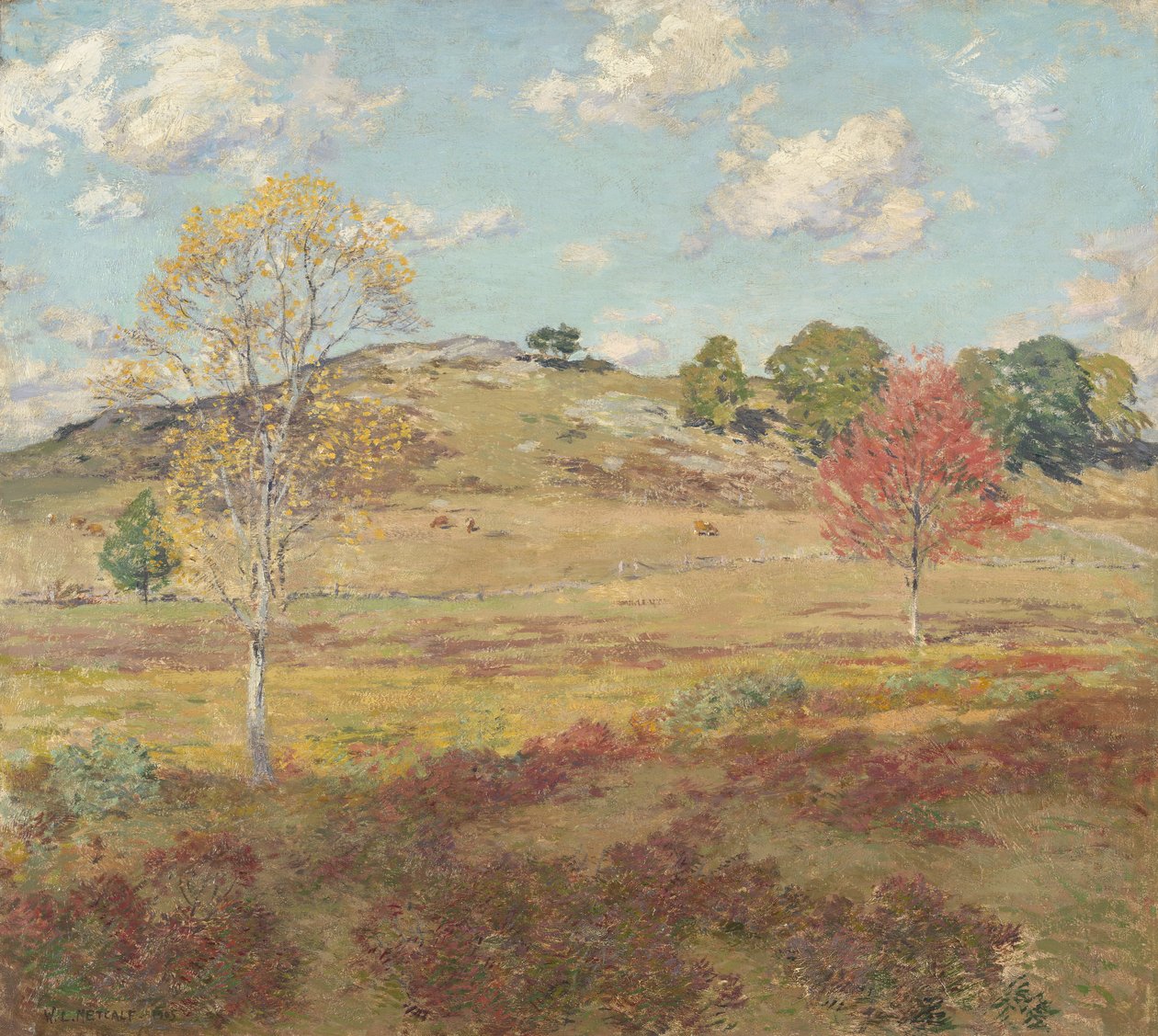 Tidig höst, 1905 av Willard Leroy Metcalf