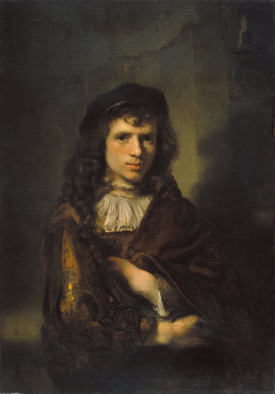 Porträtt av en ung man av Willem Drost