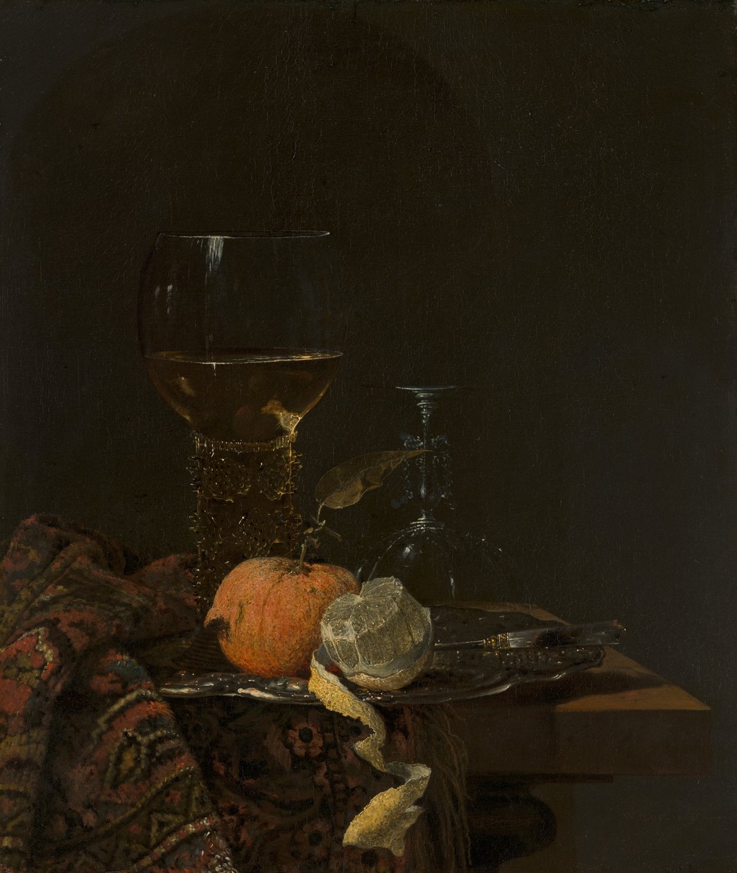 Stilleben med rummer av Willem Kalf