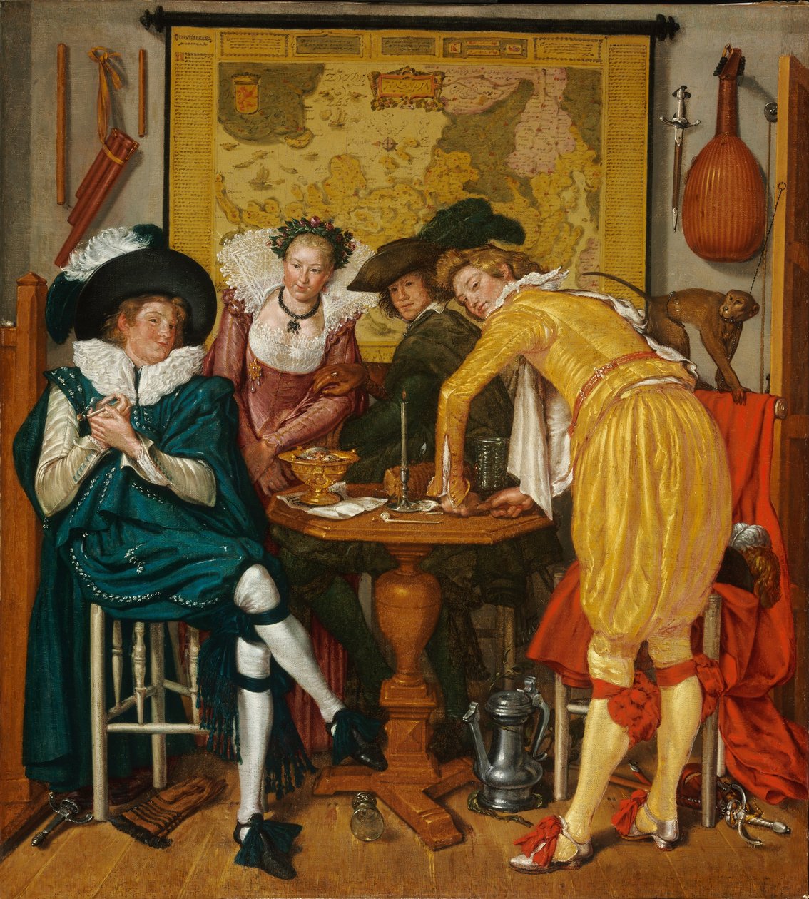 Merry Company  av Willem Pietersz Buytewech