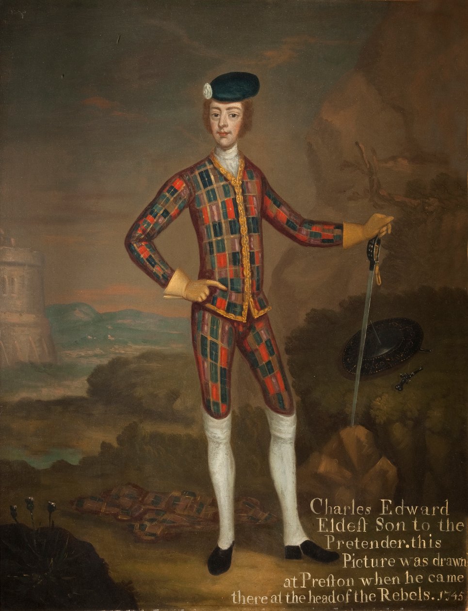 Prins Charles Edward Stuart, Son of the Old Pretender, 1745 av Willem Verelst