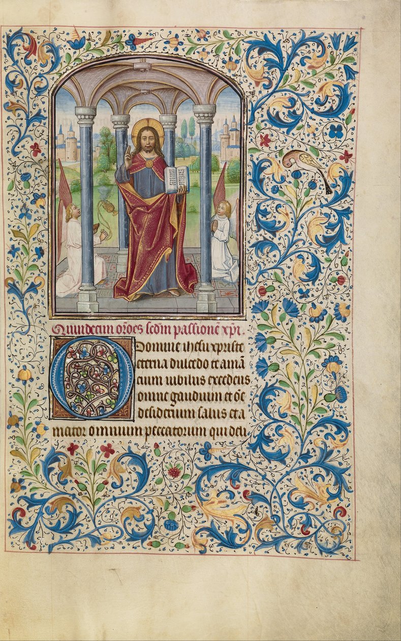 Christ Blessing av Willem Vrelant