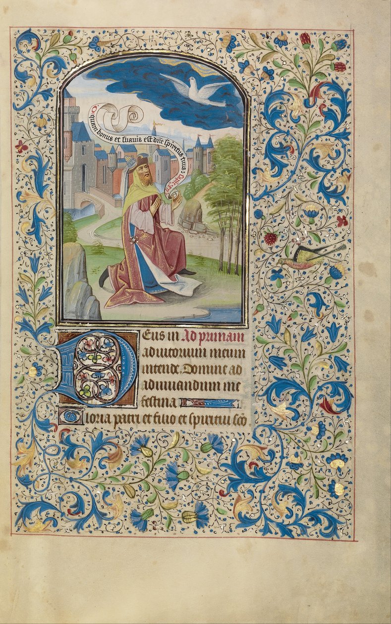 Solomon Praying to the Holy Spirit av Willem Vrelant