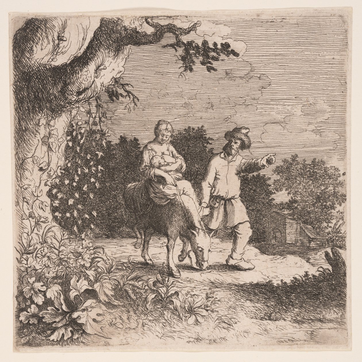 Flykten till Egypten av Willem Basse
