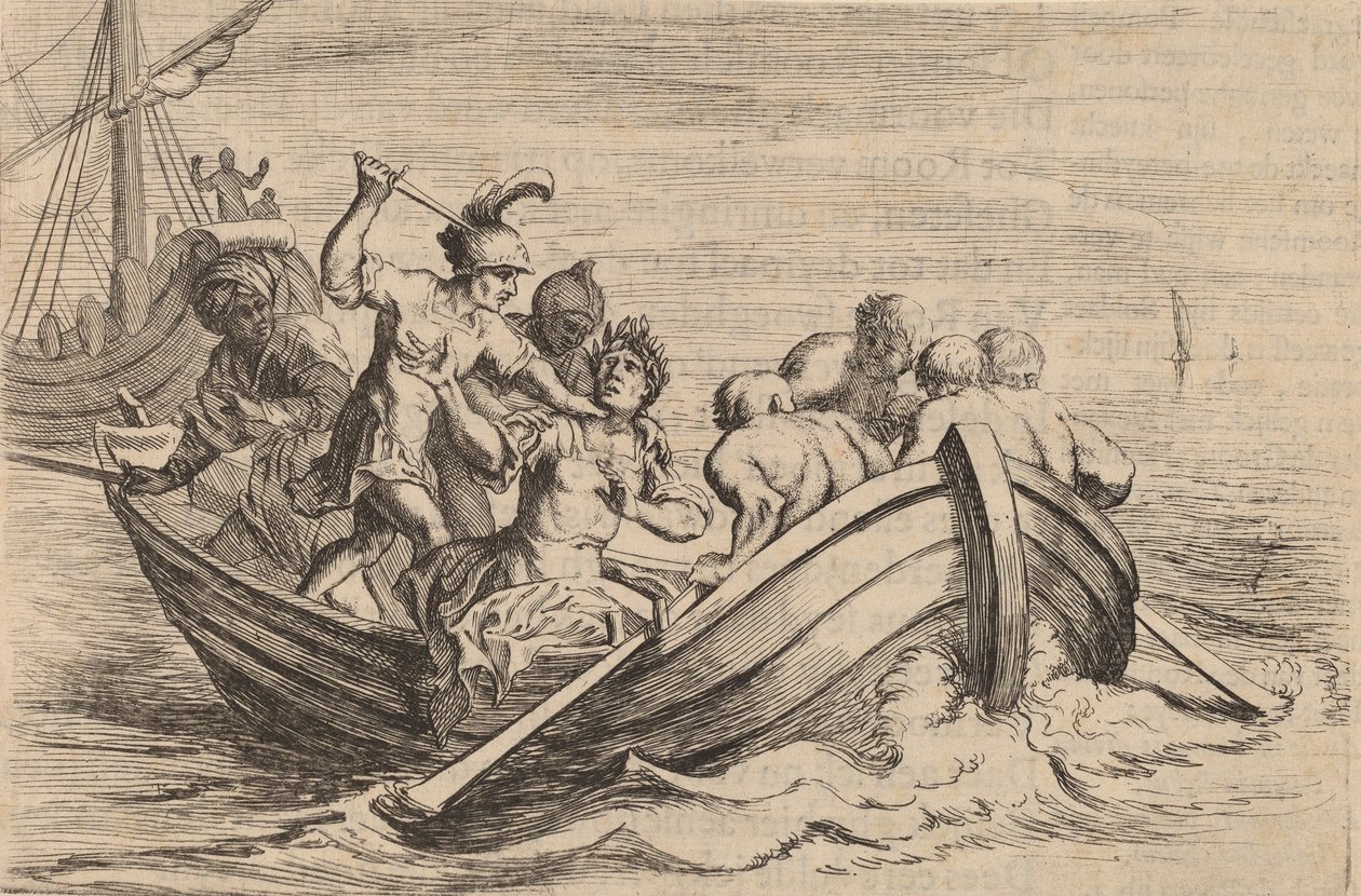 Knivhuggen av Pompejus, 1634. av Willem Basse