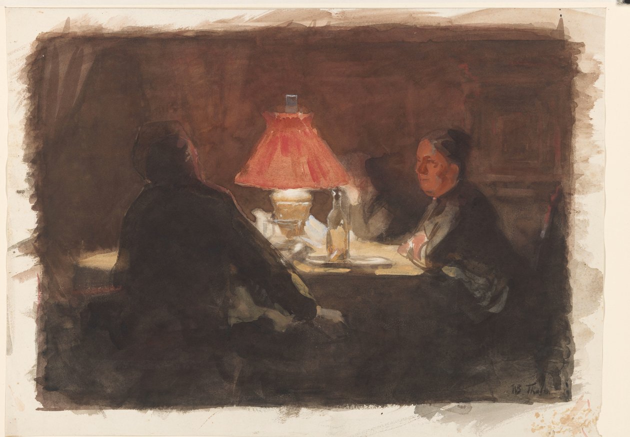 Vid lampan av Willem Bastiaan Tholen