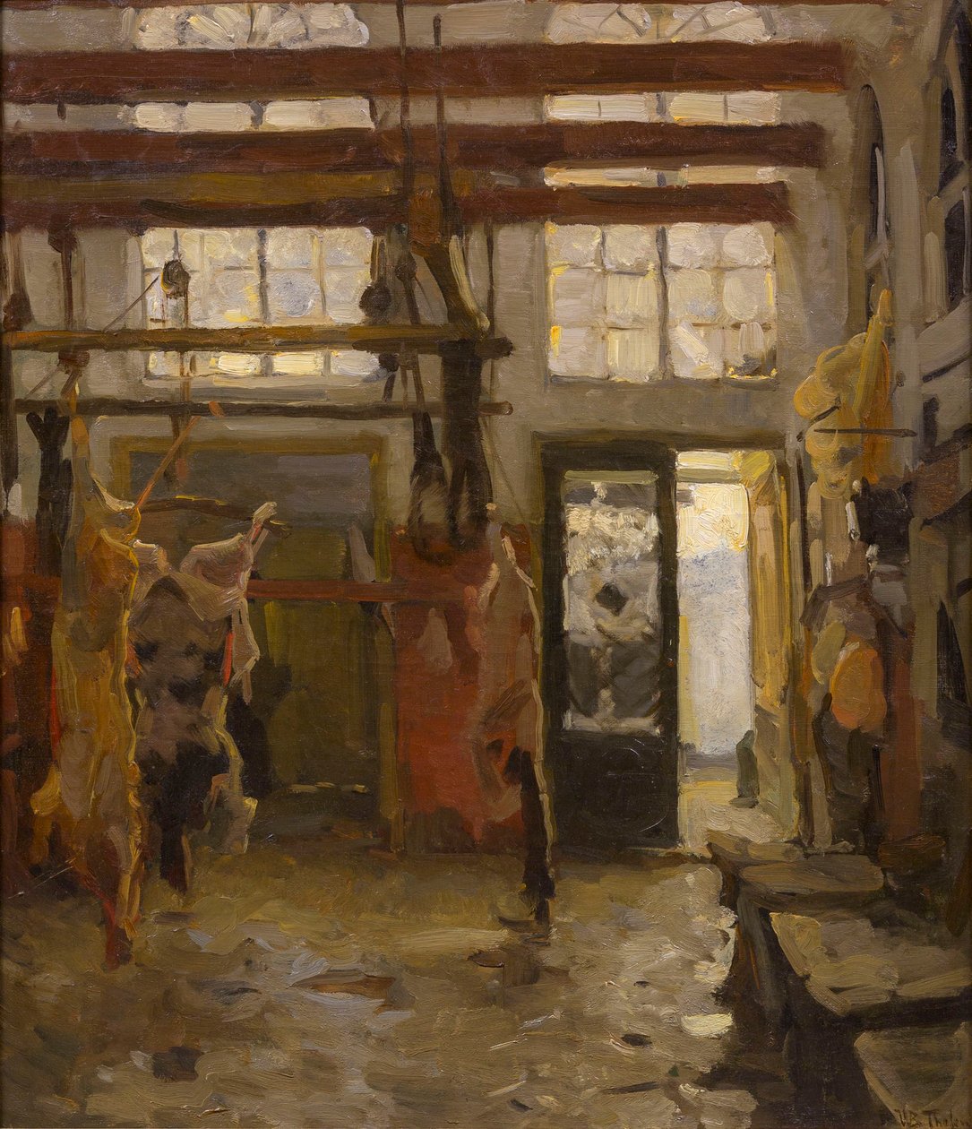 Slakteriet, 1890. av Willem Bastiaan Tholen