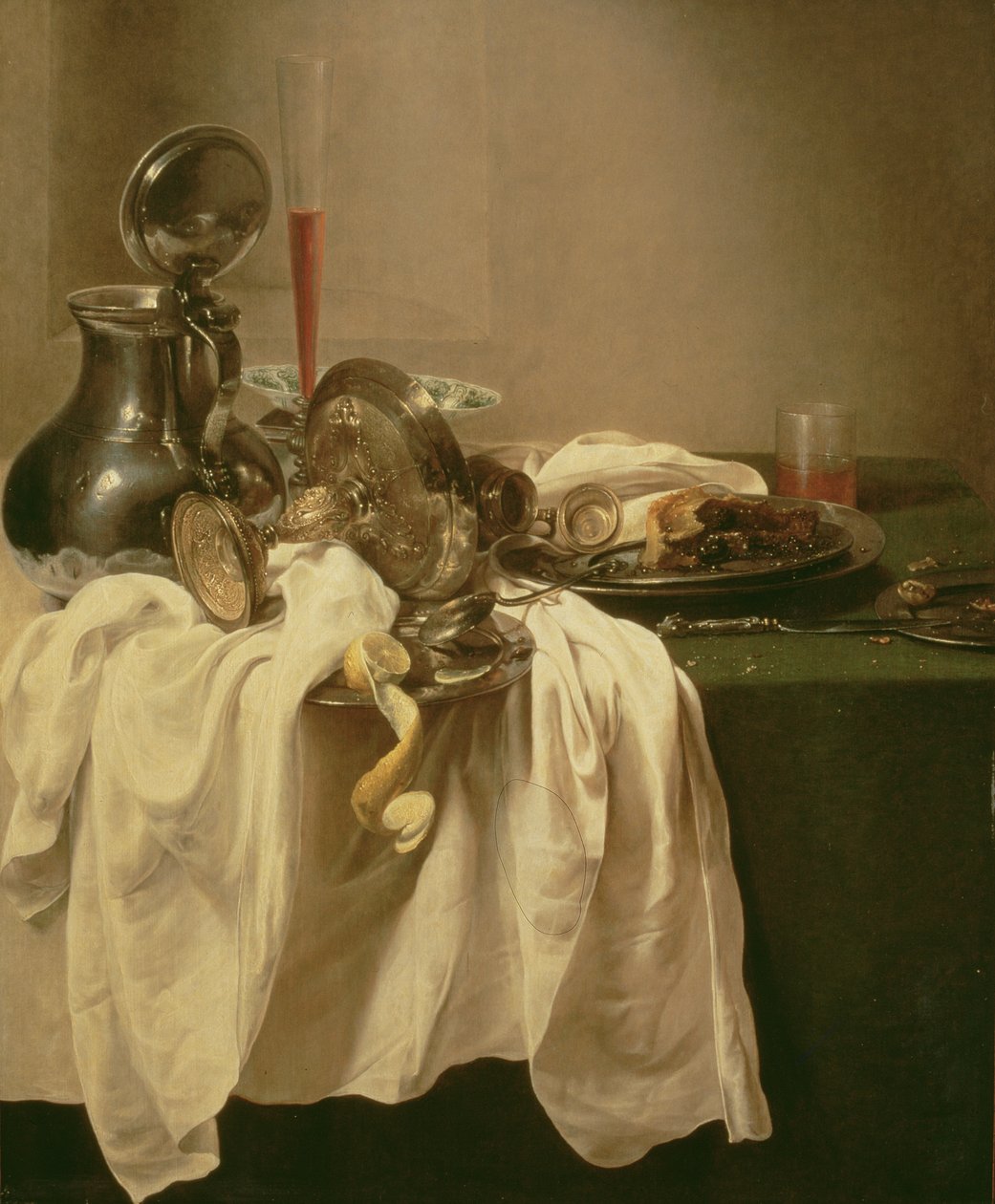 Stilleben (olja på duk) av Willem Claesz. Heda