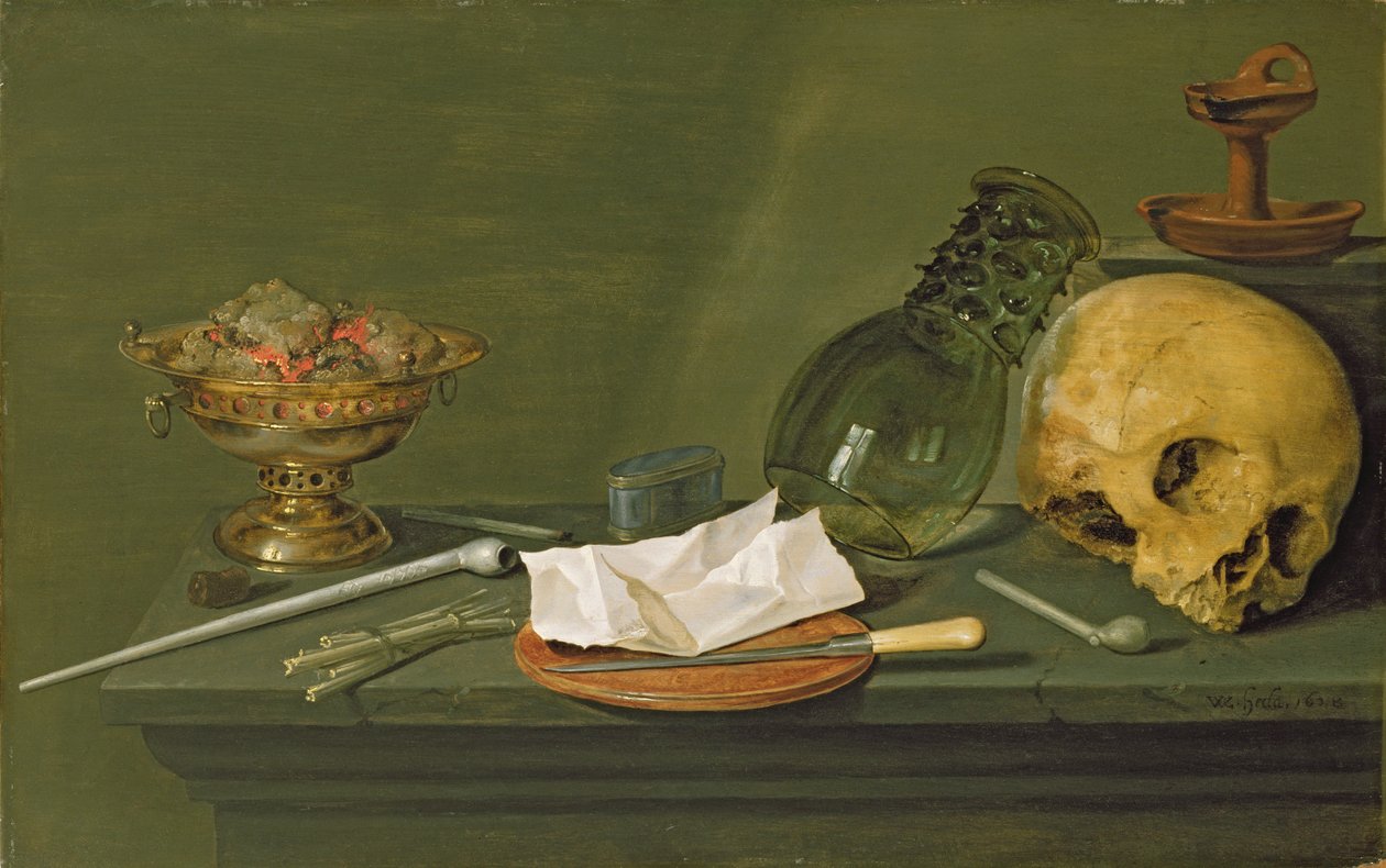 Vanitas, 1628 av Willem Claesz. Heda