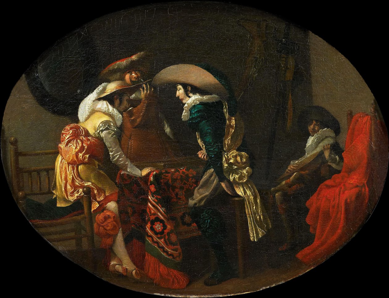 Tric-trac-spelarna av Willem Cornelisz Duyster
