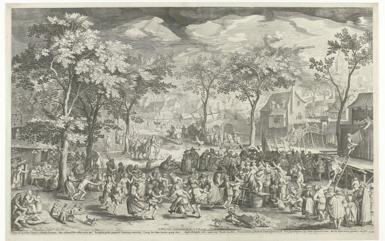 Stadsmässa, ca. 1610 av Willem Isaacsz. van Swanenburg