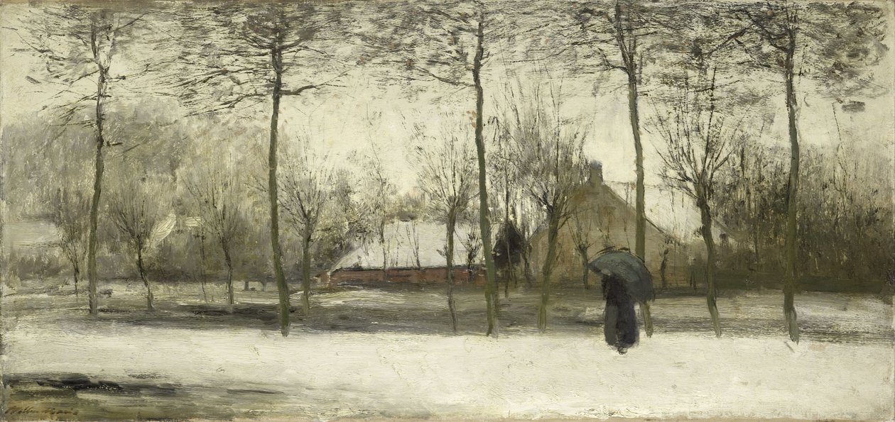 vinterlandskap av Willem Maris