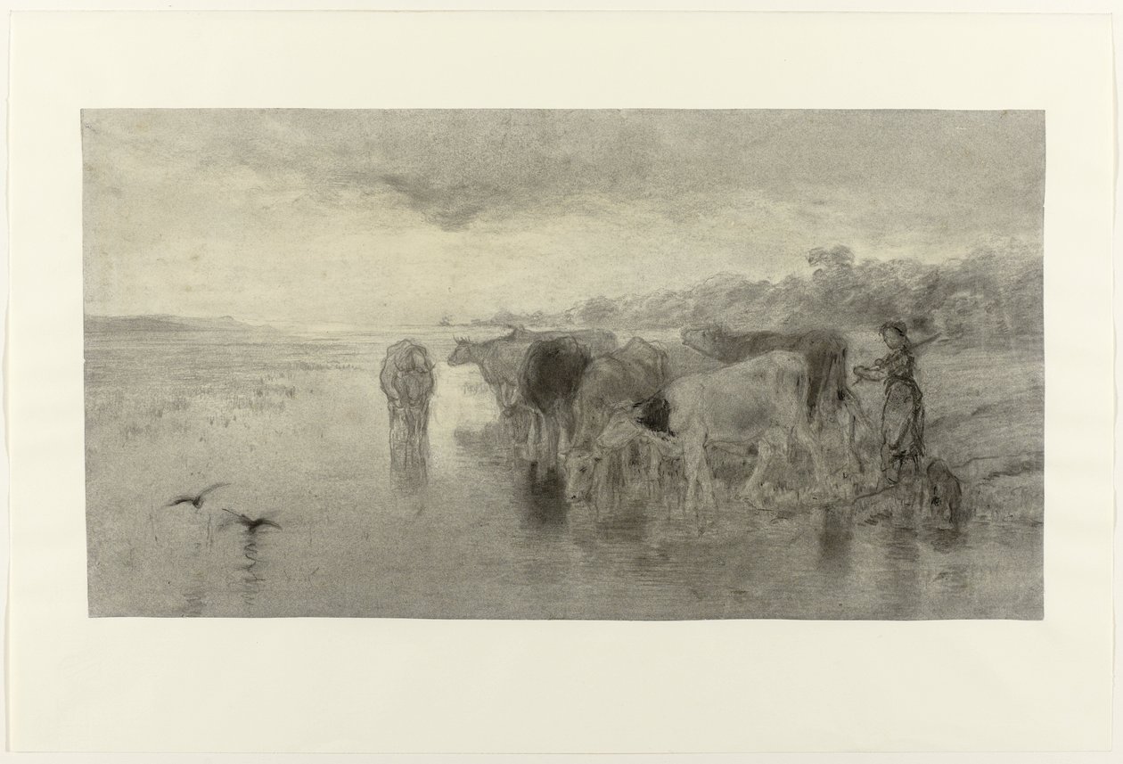 Solnedgång av Willem Maris