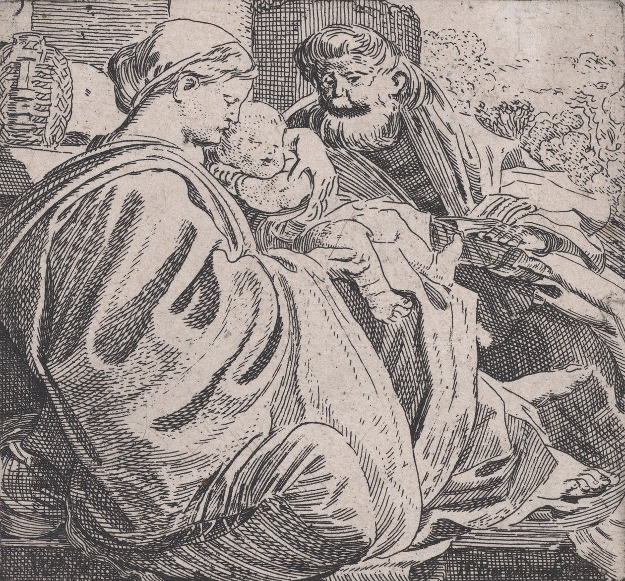 Den heliga familjen vilar, ca. 1615. av Willem Pietersz. Buytewech