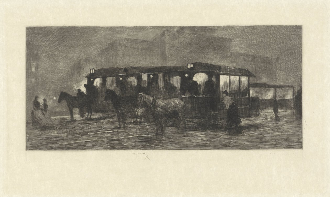 Square på natten av Willem Steelink (II)