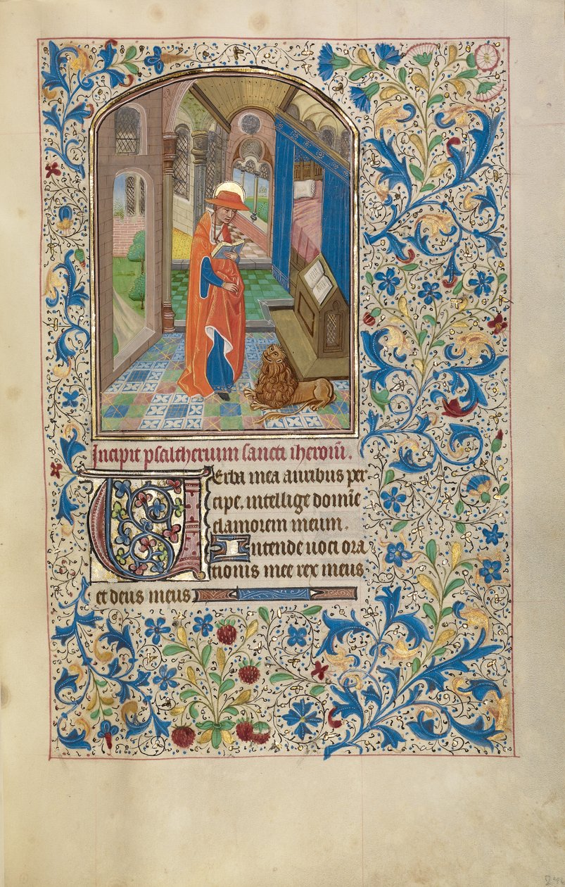 Sankt Jerome av Willem Vrelant