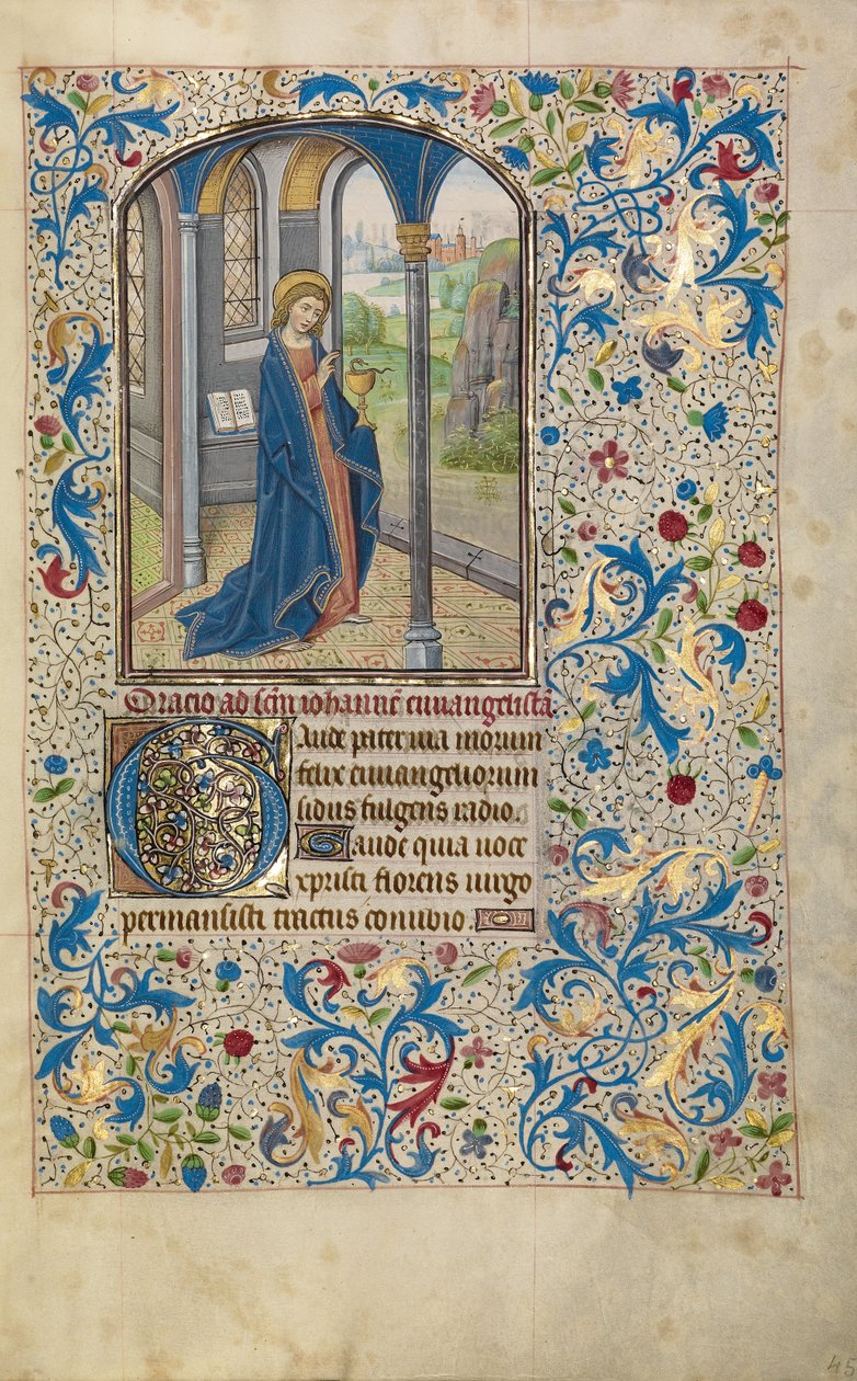 Sankt Johannes evangelisten av Willem Vrelant