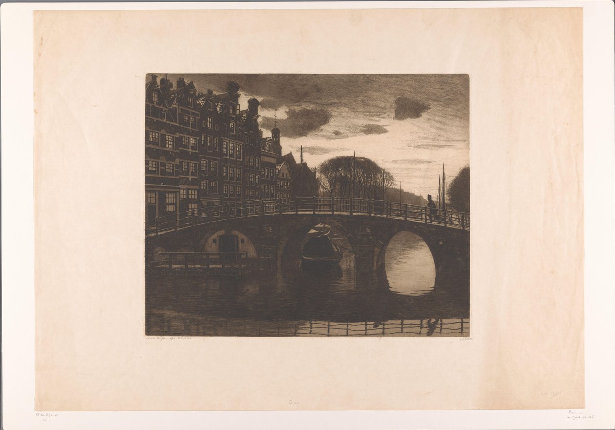Brouwersgracht, Amsterdam av Willem Arnoldus Witsen