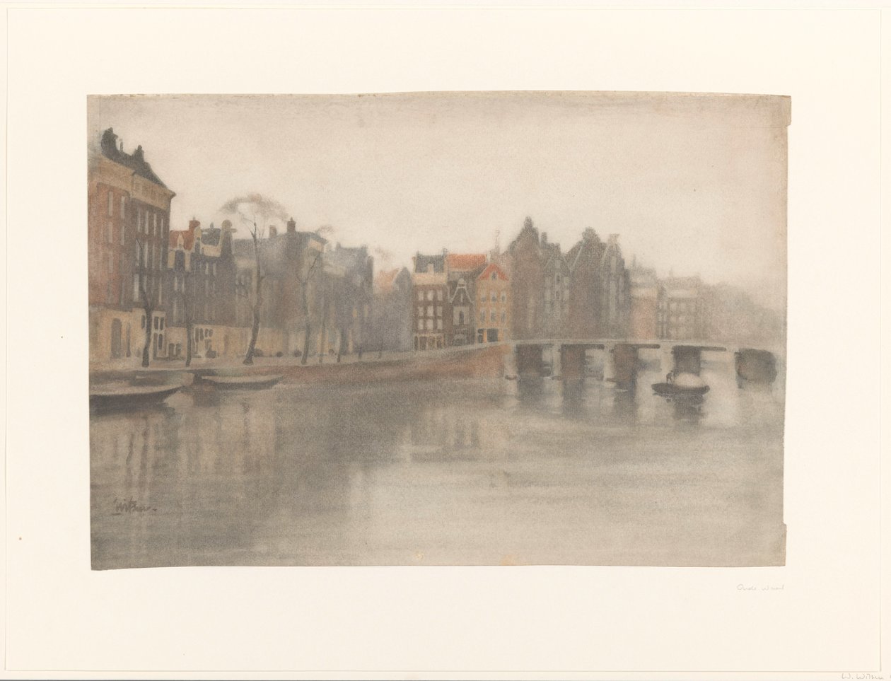 Gamla Waal i Amsterdam av Willem Arnoldus Witsen