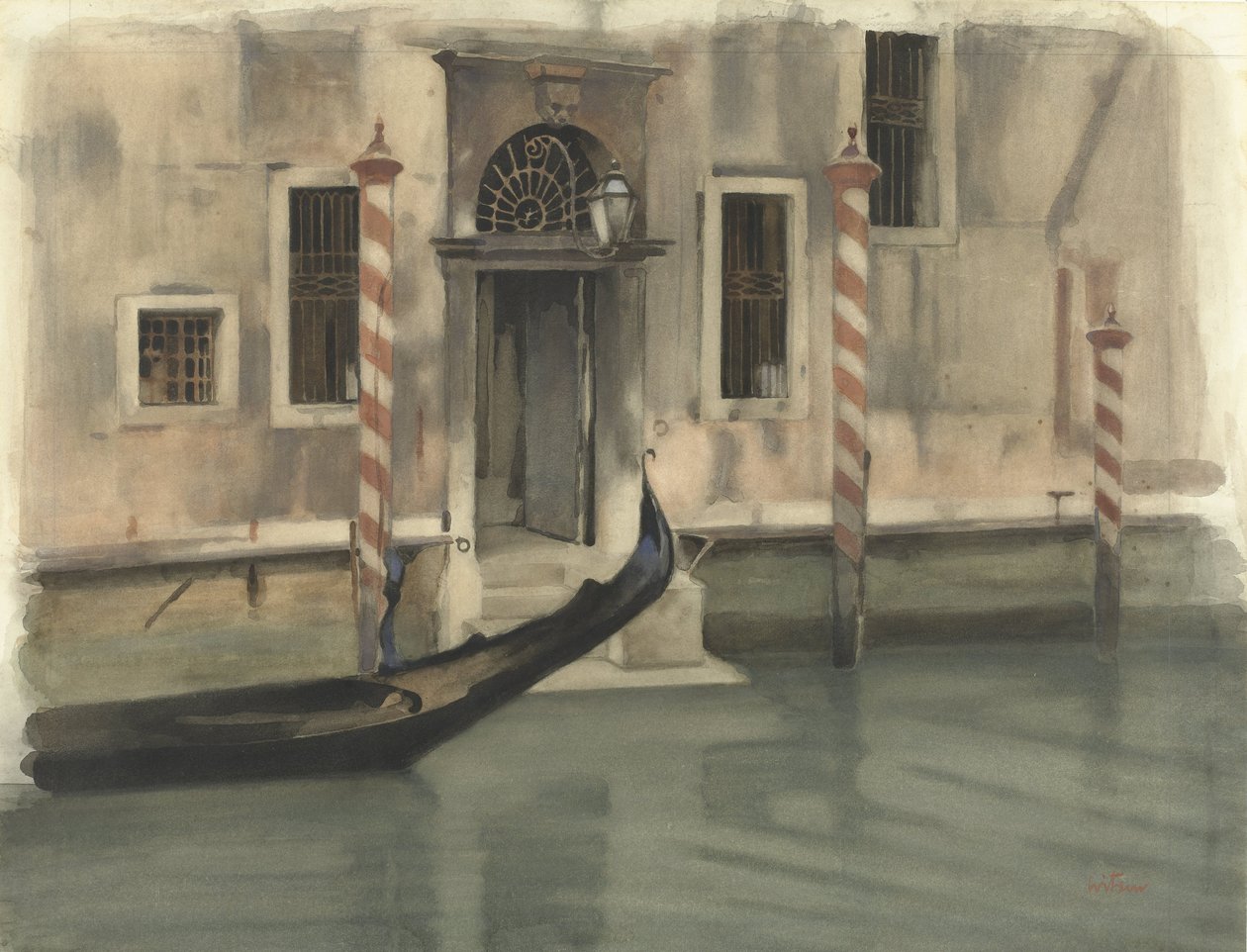 Kanal i Venedig av Willem Arnoldus Witsen