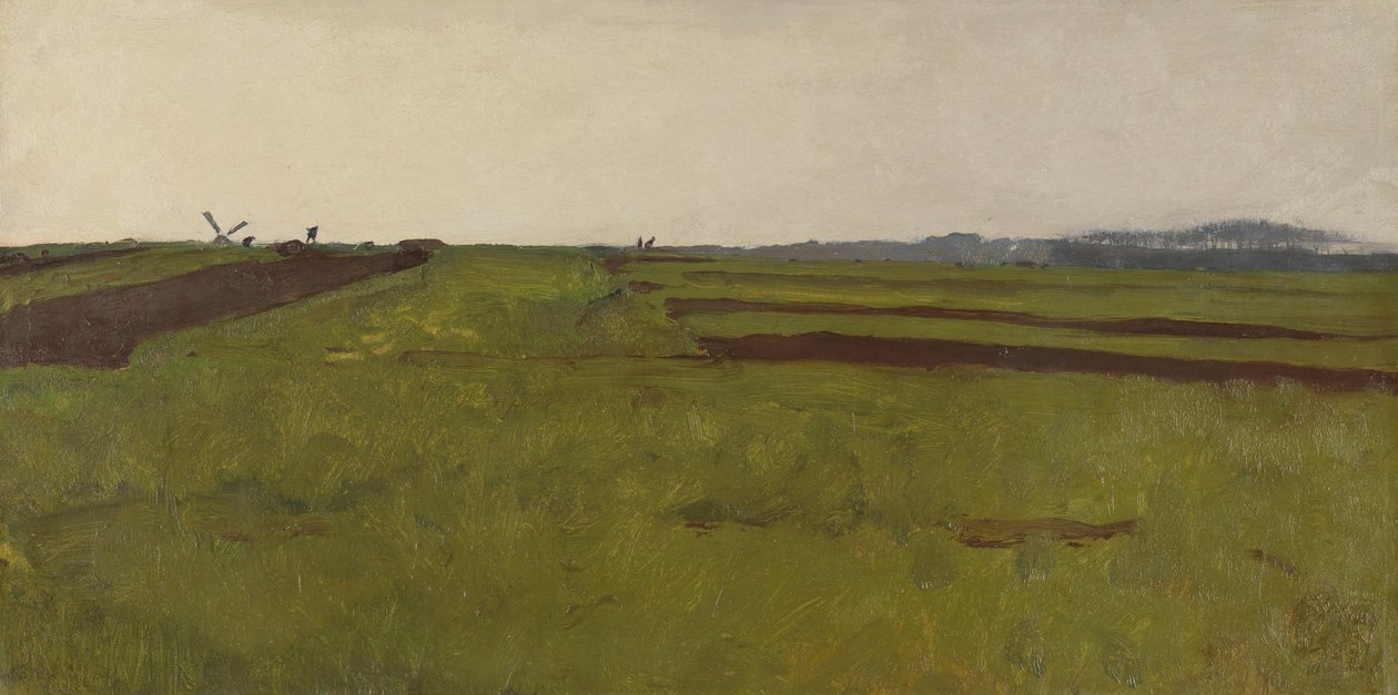 Landskap med fält av Willem Arnoldus Witsen
