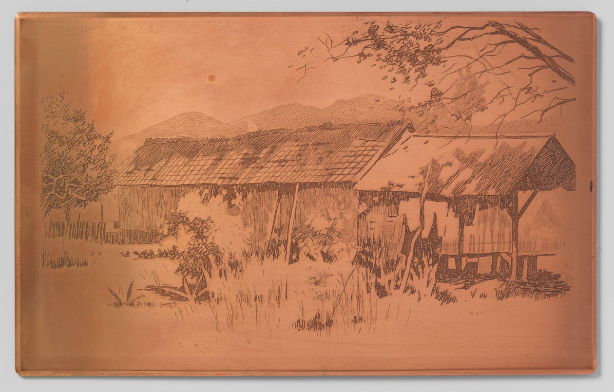 Långt uthus, Gambar av Willem Arnoldus Witsen