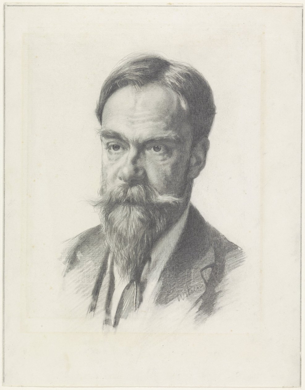 Porträtt av Frans Coenen av Willem Arnoldus Witsen