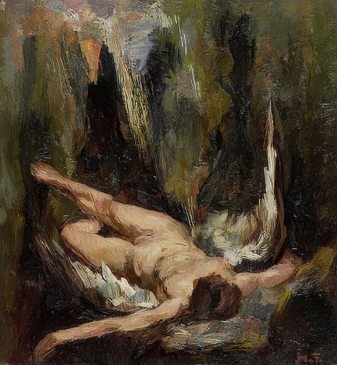 Den fallna ängeln (De fall engel) av Willem de Zwart