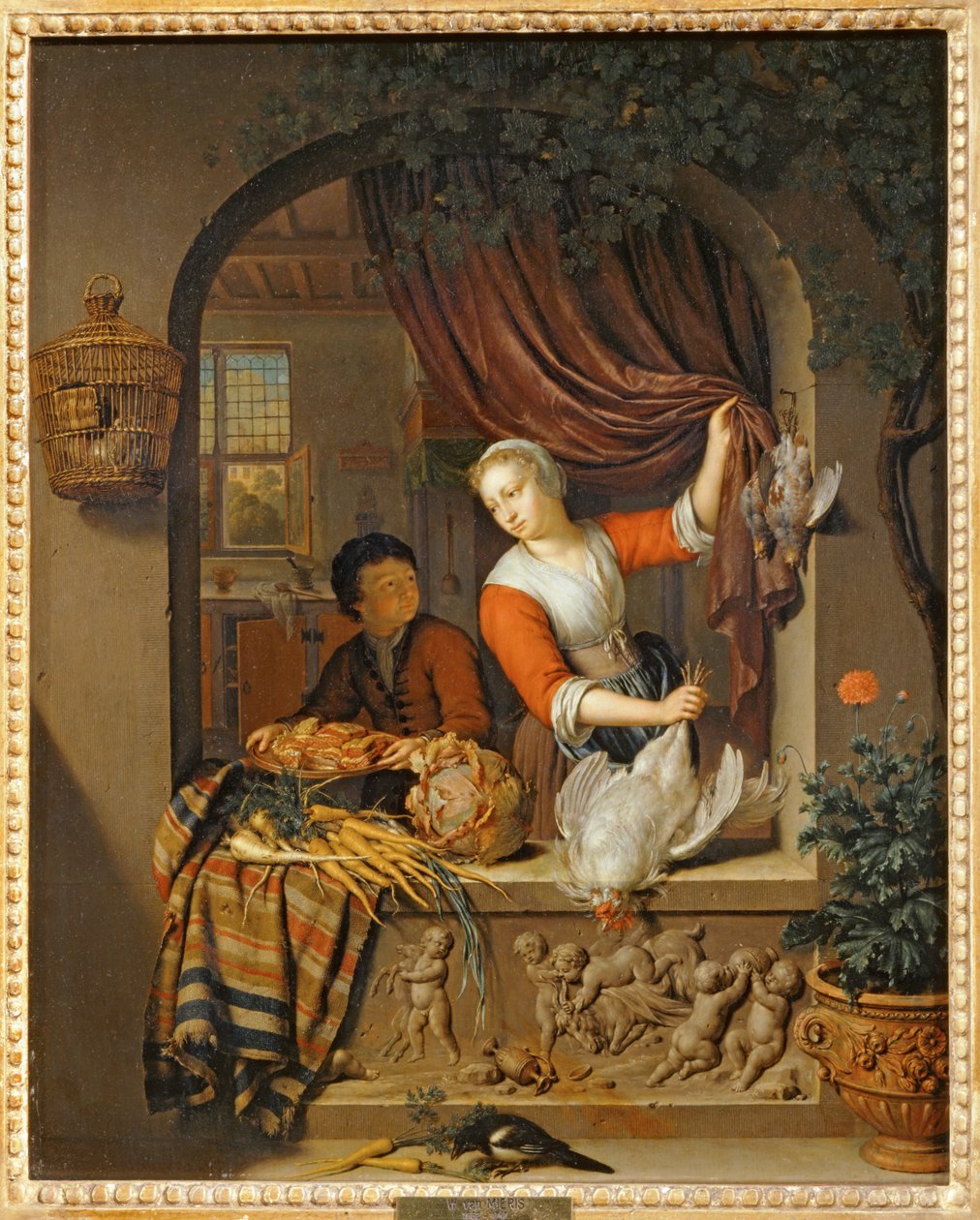 Spisen ... av Willem van (after) Mieris
