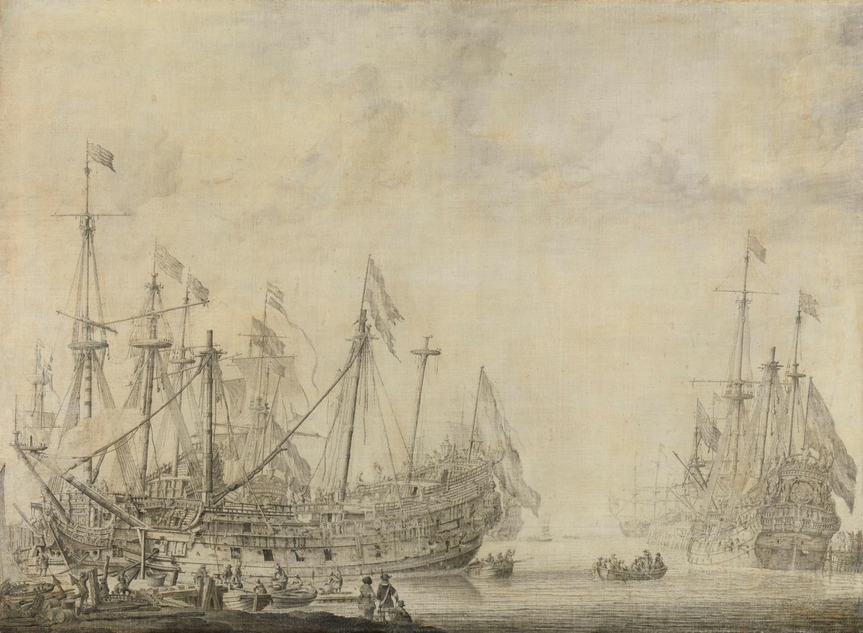 Fartyg efter slaget av Willem van de Velde (I)