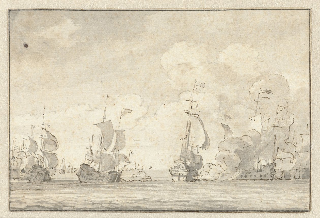 sjöslag av Willem van de Velde (II)