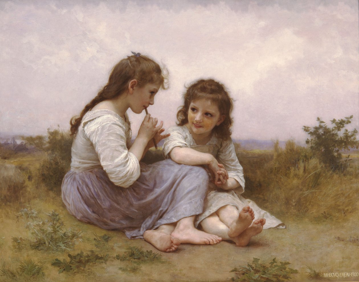 A Childhood Idyll  av William Adolphe Bouguereau