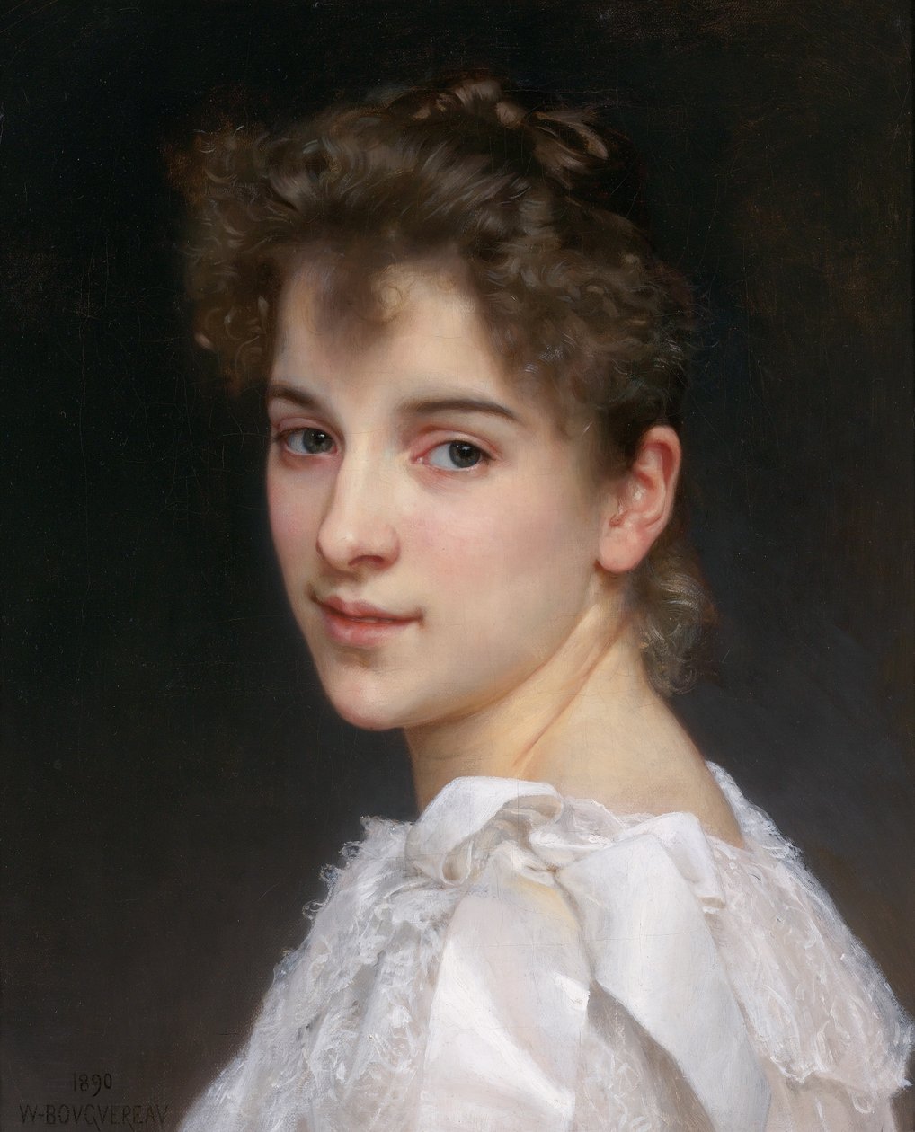 Gabrielle Cot av William Adolphe Bouguereau