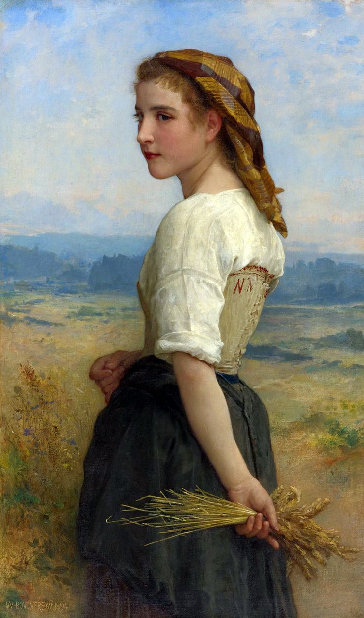 Glaneuse (1894) av William Adolphe Bouguereau