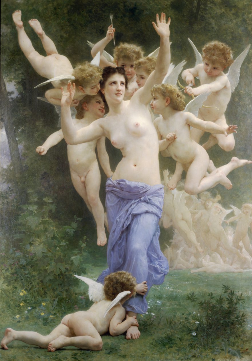Le Guêpier av William Adolphe Bouguereau