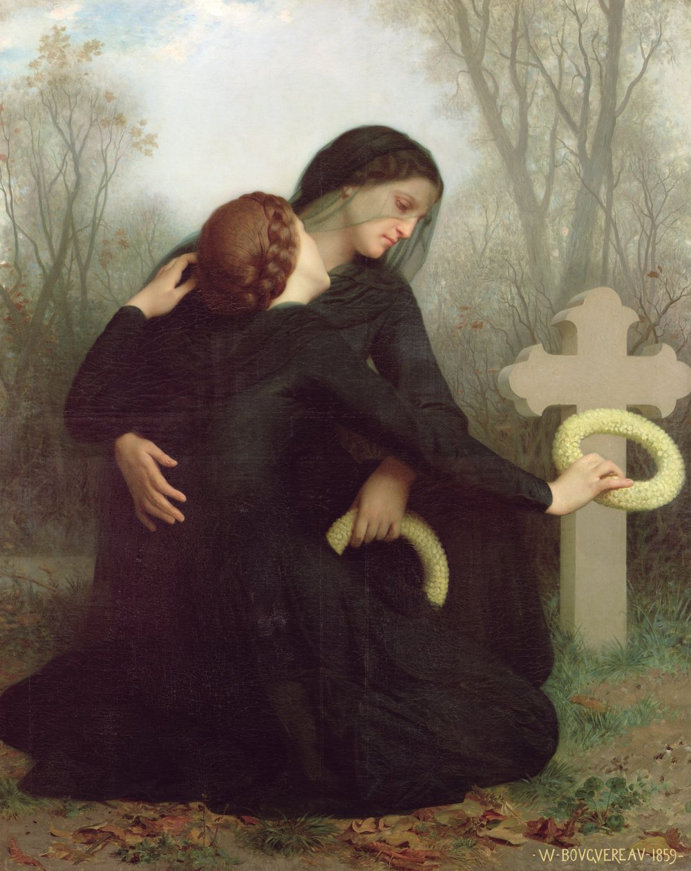 Alla helgons dag 1859 av William Adolphe Bouguereau