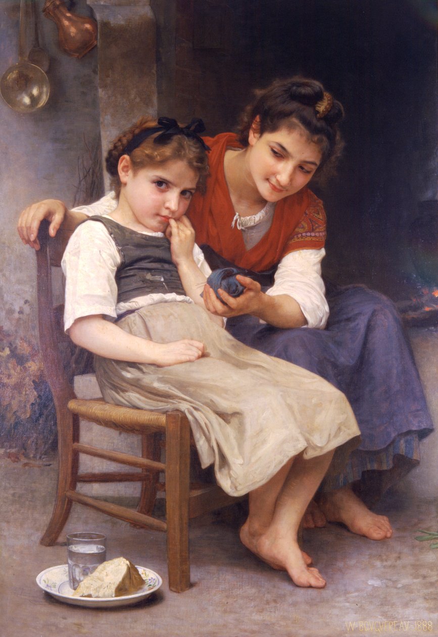 Little Sulky  av William Adolphe Bouguereau